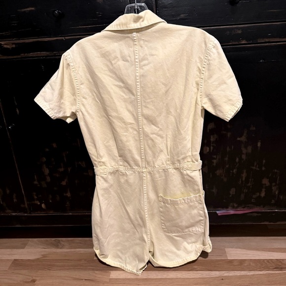 PISTOLA / Parker Denim Romper Size XS / Color: Soft Honey Snow - Picture 9 of 11